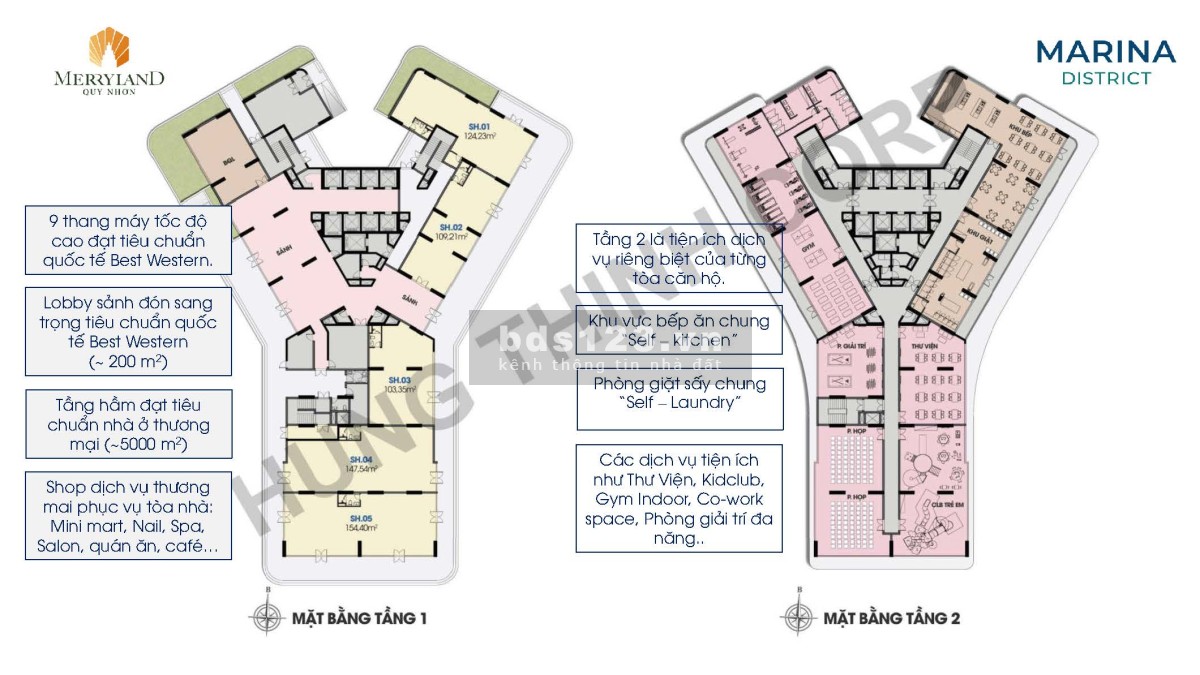 Shophouse Marina District Quy Nhơn - Dòng sản phẩm MerryHome Siêu dự án tỷ đô Hưng Thịnh land
