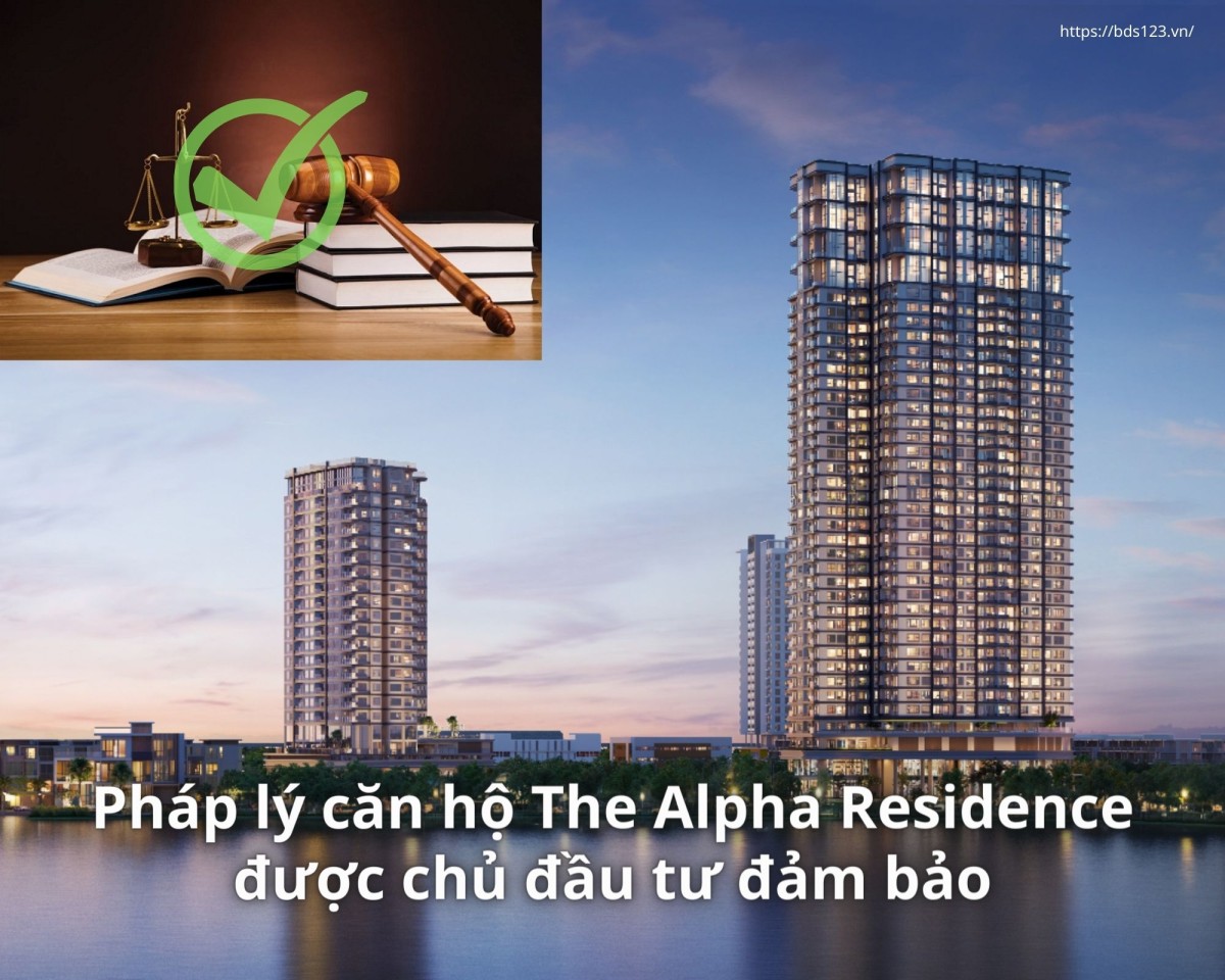 Pháp lý căn hộ The Alpha Residence được chủ đầu tư đảm bảo