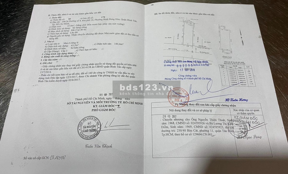 Bán nhà 3 tầng hẻm xe hơi sát siêu thị AEON TÂN PHÚ Bình Tân