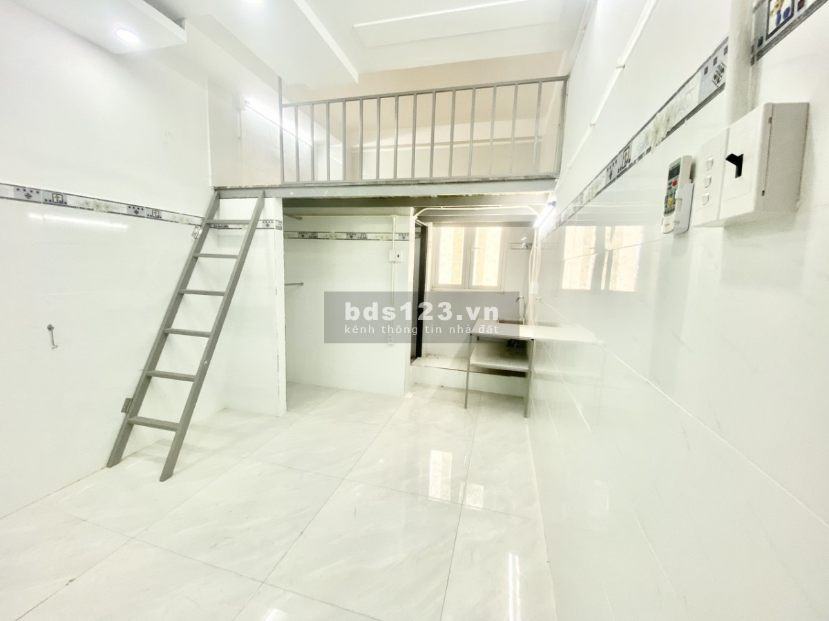 Cho thuê phòng gác máy lạnh ngay Hà Huy Giáp , chỉ 10p đến iuh