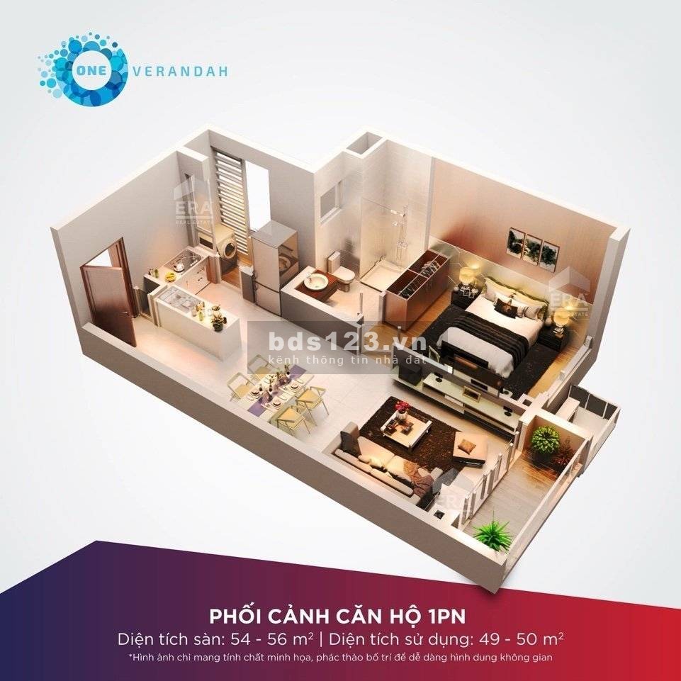 Bán Căn Hộ One Verandah Giá gốc chủ đầu tư 1PN + 1, 2PN, 3PN và Duplex view sông đẹp nhất dự án.