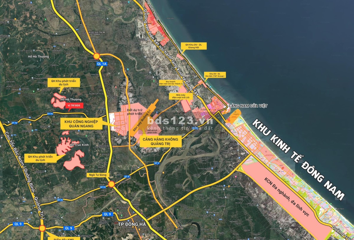 BDS giá rẻ ven khu công nghiệp visip quảng trị
