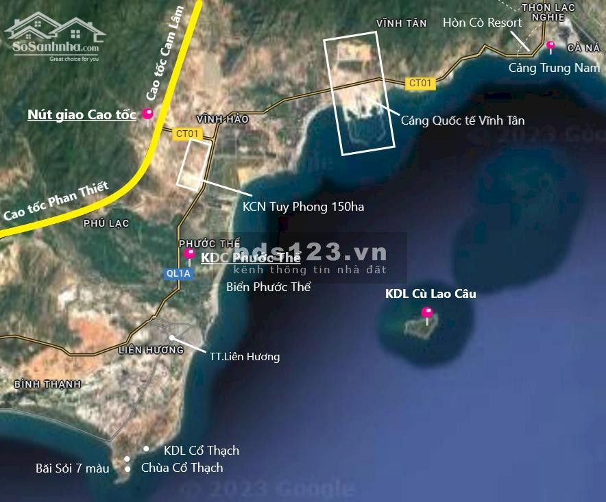Chuyển nhượng lô đất ven biển Bình Thuận