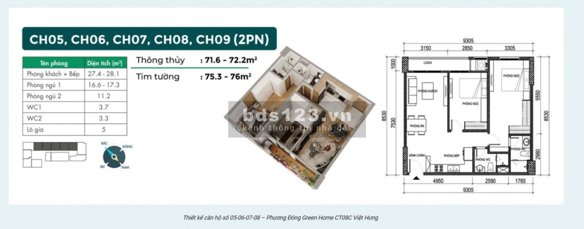 Chính chủ cần bán căn 2N tại Việt Hưng, giá 2,4 tỷ bao phí, LH0979425146