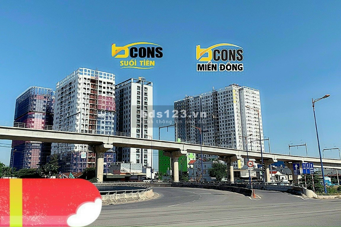 Chung cư Bcons Suối Tiên làng đại học Thủ Đức giá chỉ từ 1ty180tr trả trước 280tr sở hữu ngay.