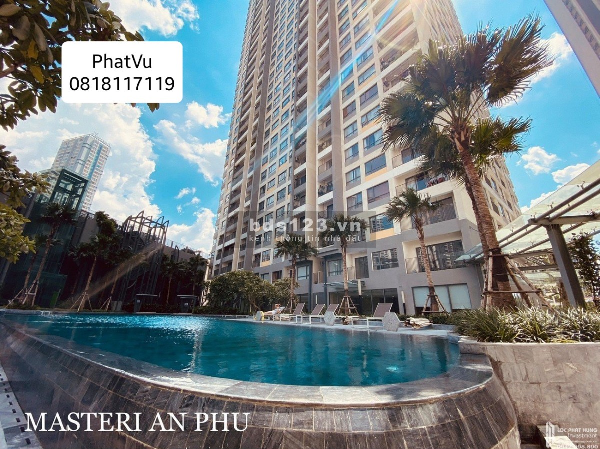 Căn hộ sang trọng 2 phòng ngủ khu Thảo Điền - Masteri An Phú mặt tiền Xa Lộ Hà Nội