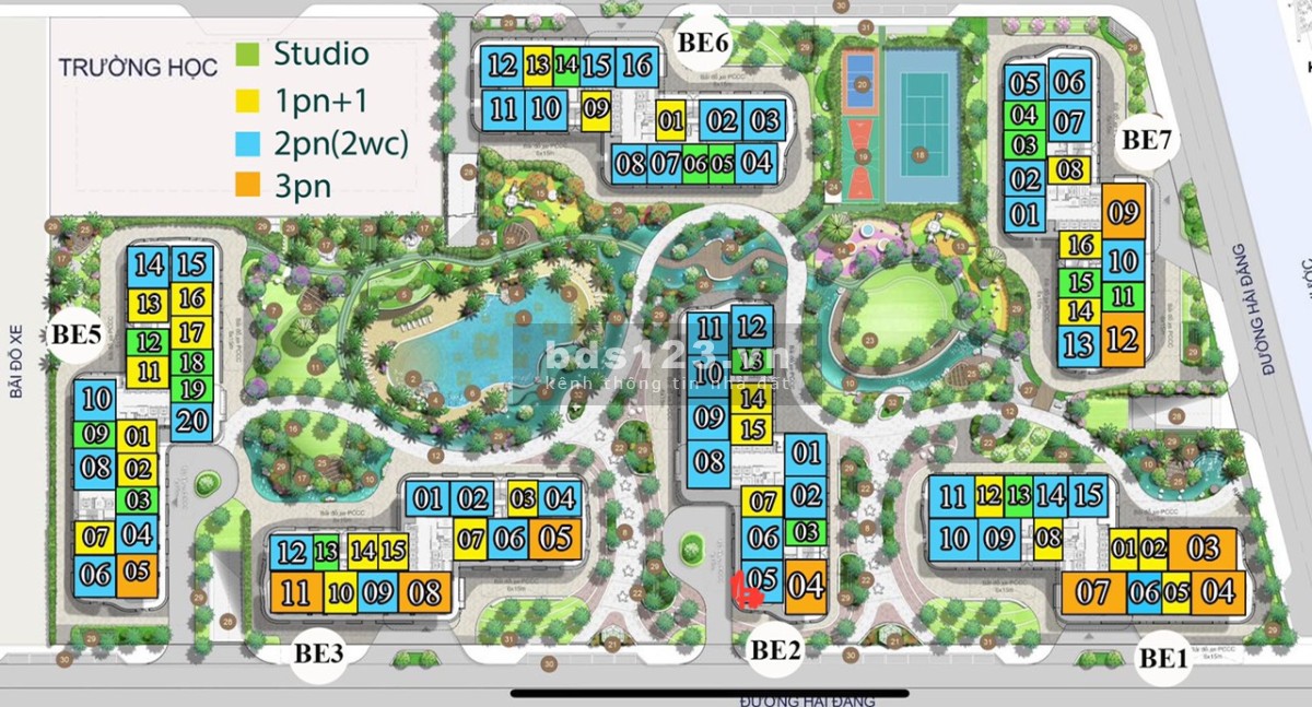 Chính chủ bán căn hộ góc view hoa hậu 2pn The Beverly giá giai đoạn 1