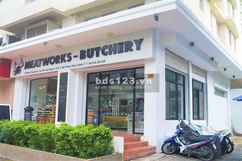 Cho thuê Mặt bằng kinh doanh Shop Mỹ Khánh Góc đường Phạm Thái Bường, Nguyễn Đức Cảnh, Quận 7