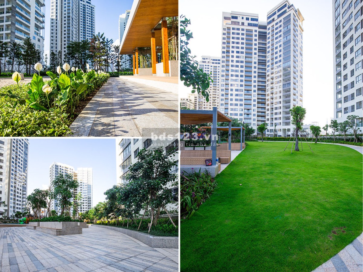 Bán căn hộ 2 phòng ngủ view công viên 3 mặt tiền sông quận 2