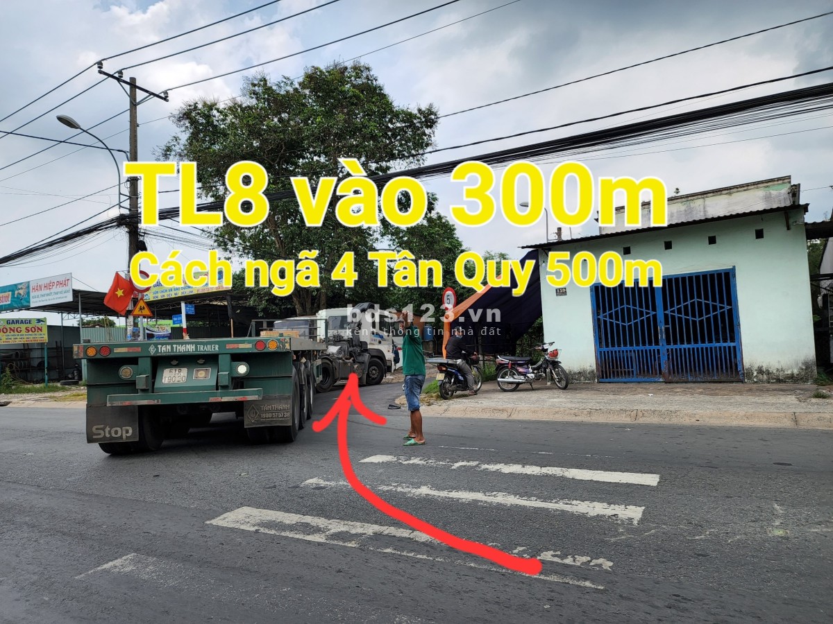 KẸT tiền làm ăn bán miếng đất Chính chủ Củ Chi 5x32m thổ cư, gần ngã 4 Tân Quy, TL8 vào 300m