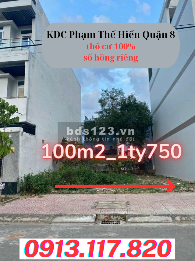 Tôi cần bán gấp lô đất gần bến xe Quận 8
