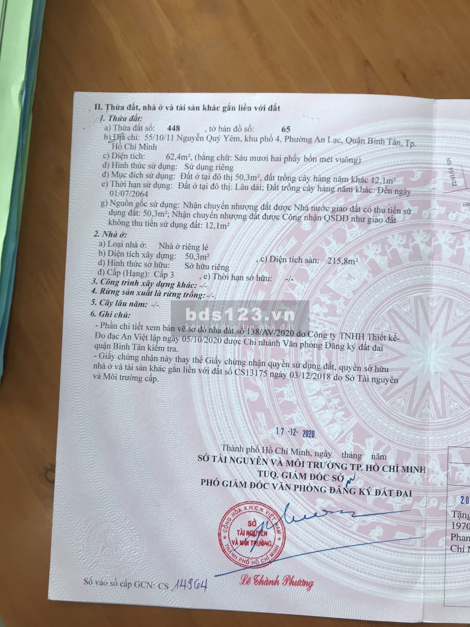 Bán nhà 2 MT hẻm xe hơi 55// Nguyễn Quý Yêm, An Lạc, Bình Tân