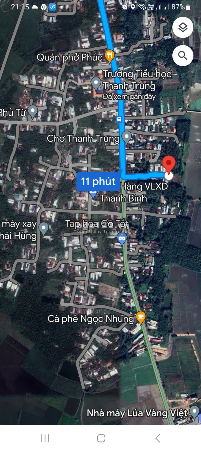 Ngay sát trung tâm TP Tây Ninh. Lô đất thổ cư 306m2, R 10 mét, giá 1,TỶ140.