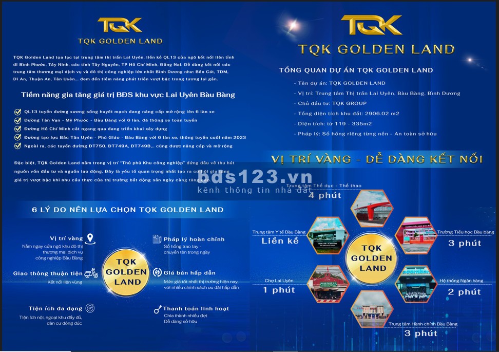Cần bán lô đất 169m² ngay Trung Tâm thị trấn Lai Uyên Bàu Bàng Bình Dương. Giá chỉ 5TR/m2