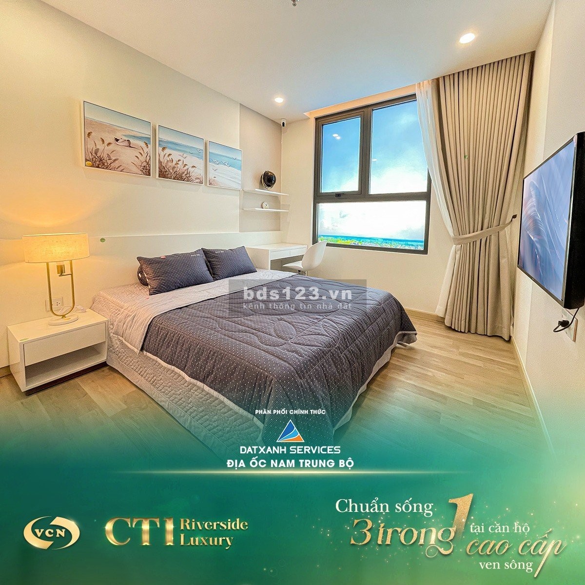 Bán căn hộ CT1 Riverside luxury Nha Trang