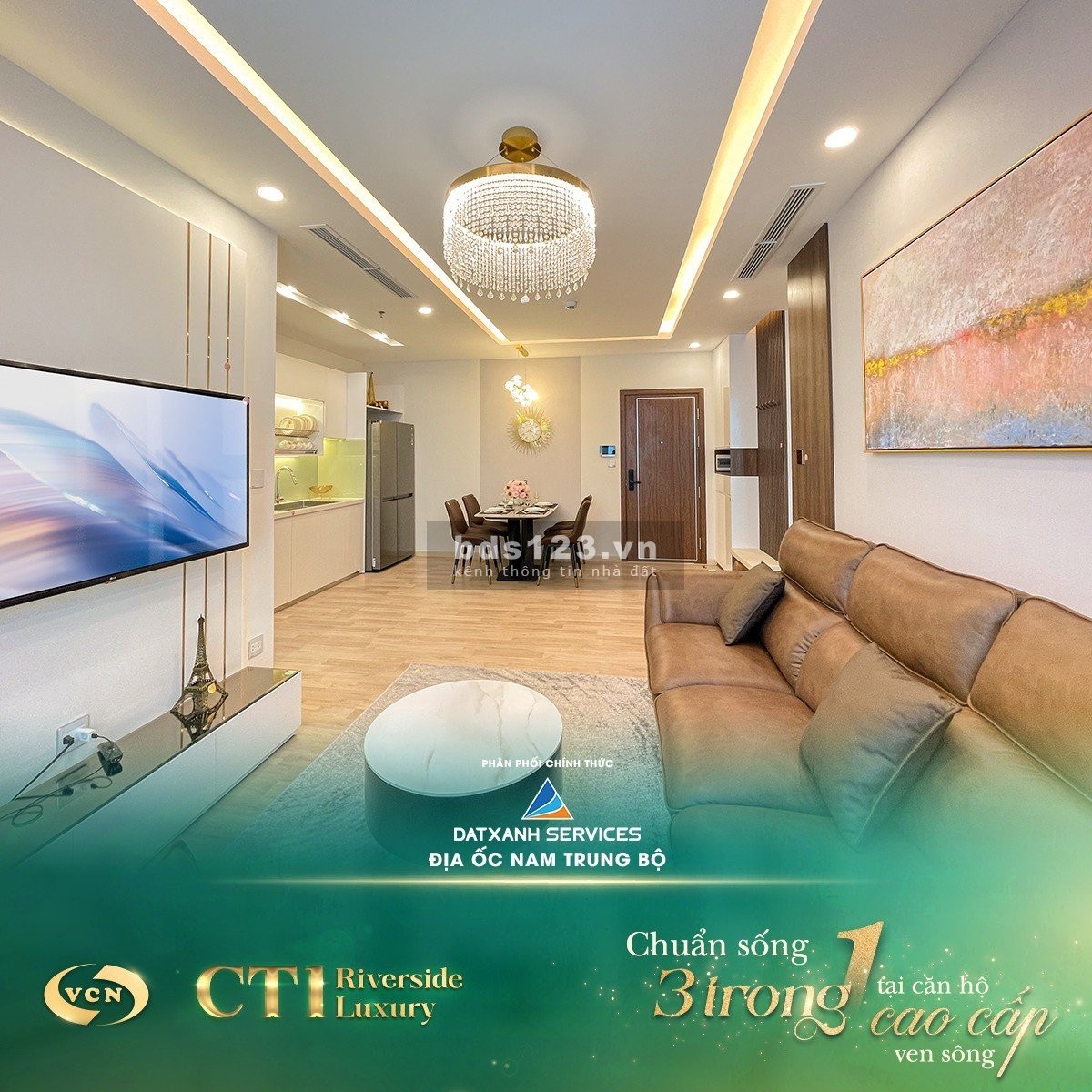 Bán căn hộ CT1 Riverside luxury Nha Trang