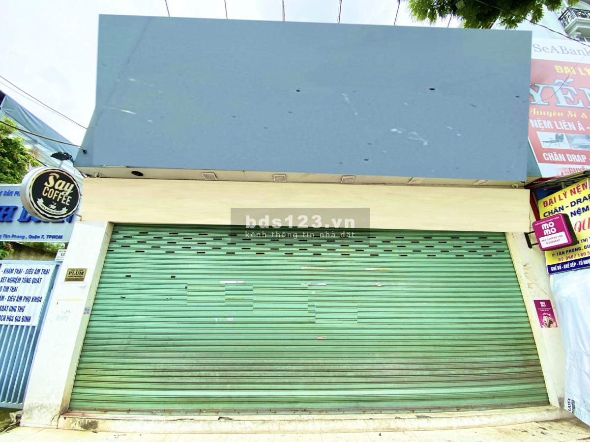 Cho thuê mặt bằng 8x25 + Lửng mặt tiền đường Nguyễn Thị Thập, Quận 7