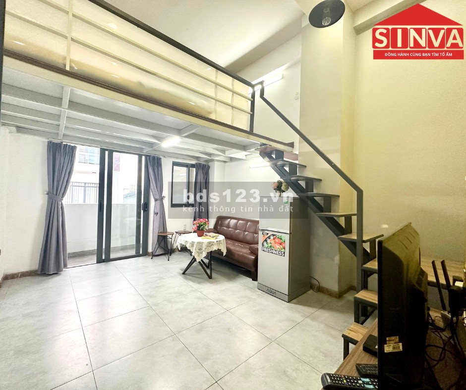 Cho thuê phòng duplex ban công full nội thất - Lý Phục Man, Quận 7 - Được nuôi thú cưng
