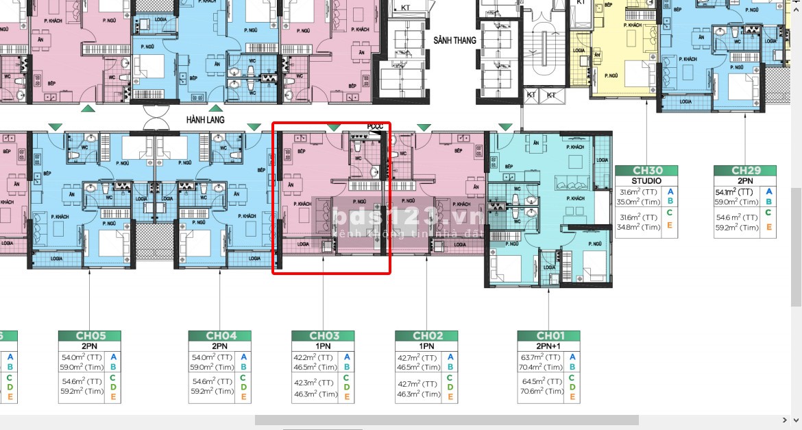 Bán căn hộ 1PN 46m view công viên Nhật hướng ĐN tại Vinhomes Smart City giá 2 tỷ