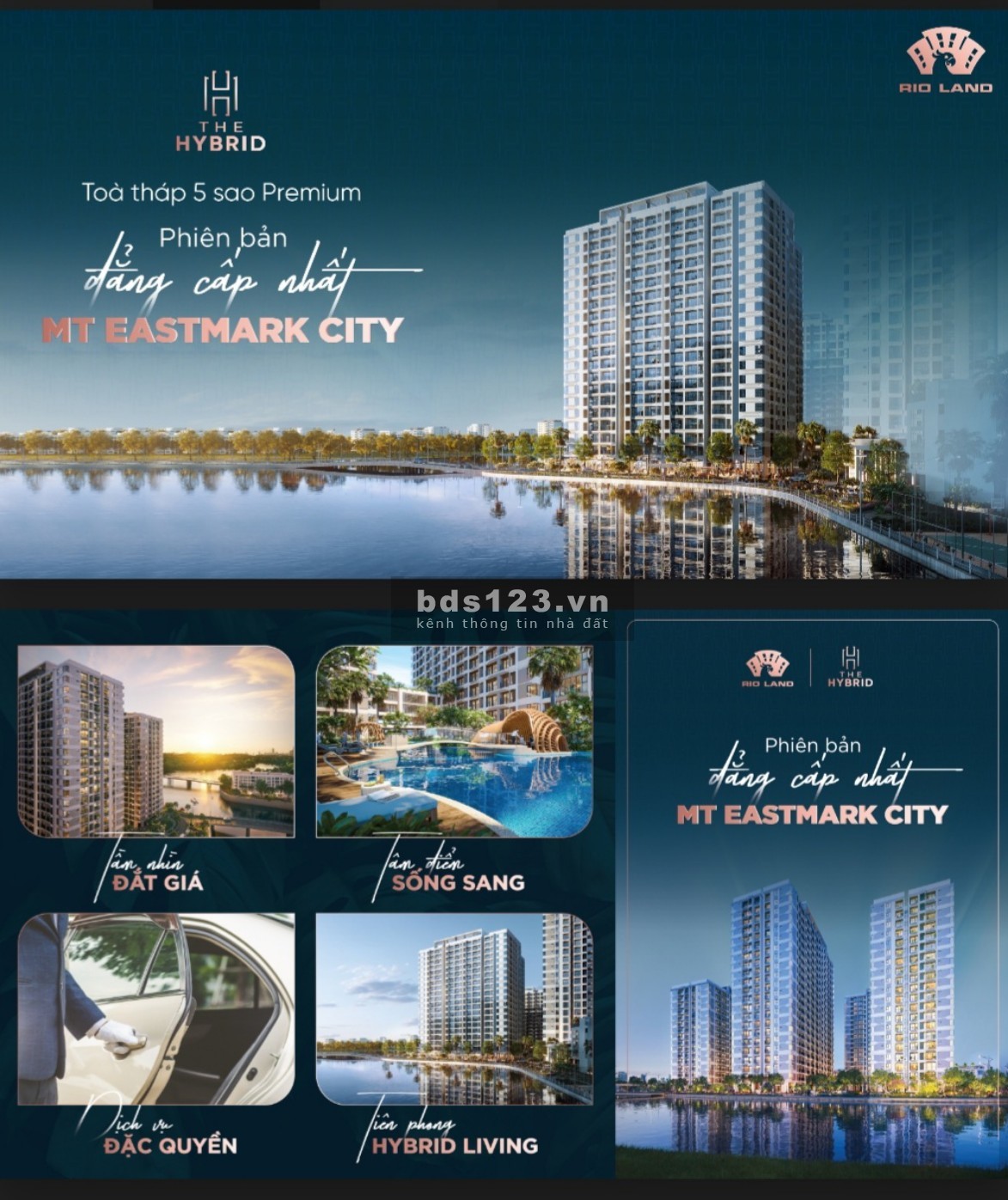 Bán căn hộ cao cấp The Hybrid - phiên bản 5 sao cao cấp nhất MT Eastmark