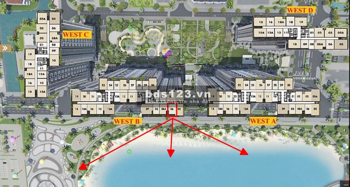Bán căn hộ 1N+1 46m2, view hồ, giá chỉ 2,8 tỷ