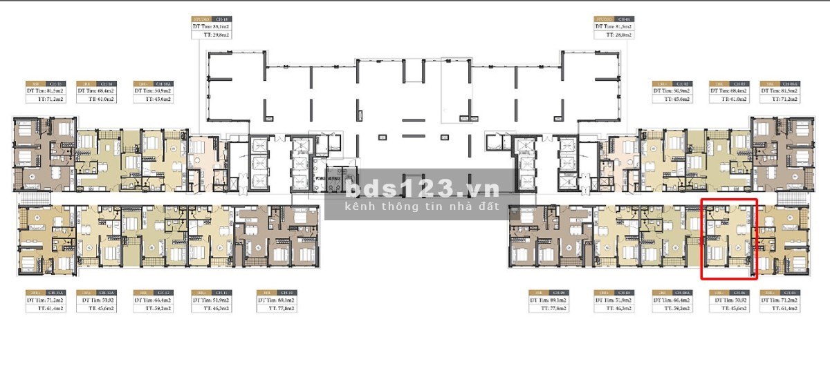 Bán căn hộ 1N+1 46m2, view hồ, giá chỉ 2,8 tỷ