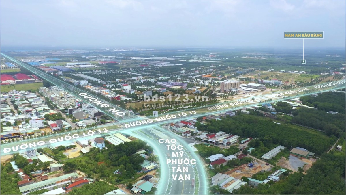 Bán đất nền Nam An - Bàu Bàng full thổ cư chỉ 1,550 tỷ