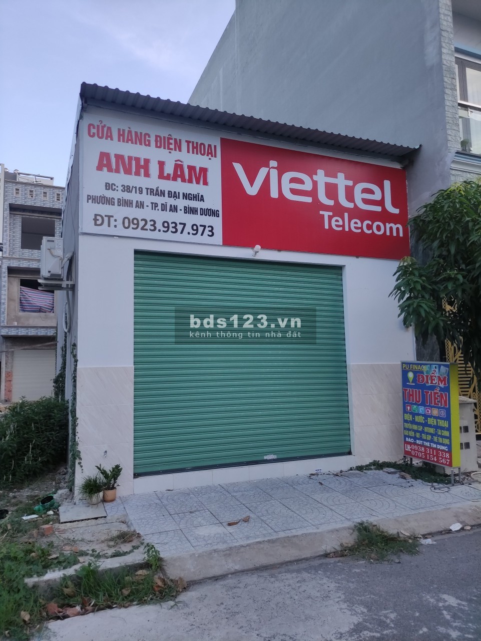 Cho thuê kiot mặt tiền kinh doanh tại phường Dĩ An