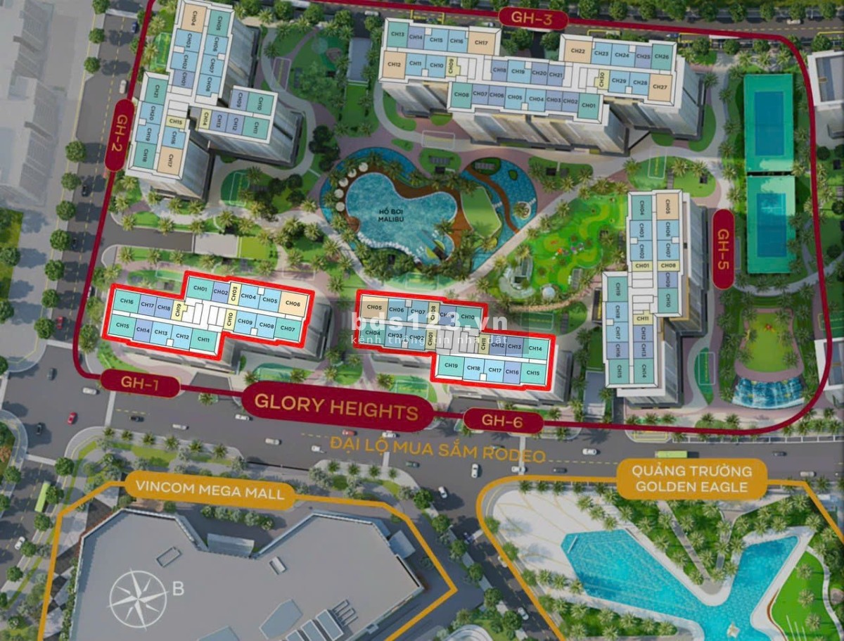 Gặp gỡ bộ đôi "hoa hậu" gh1 & gh6 của Glory Heights ưu đãi ngay 10% ngày mở bán - không lo ls 8 năm