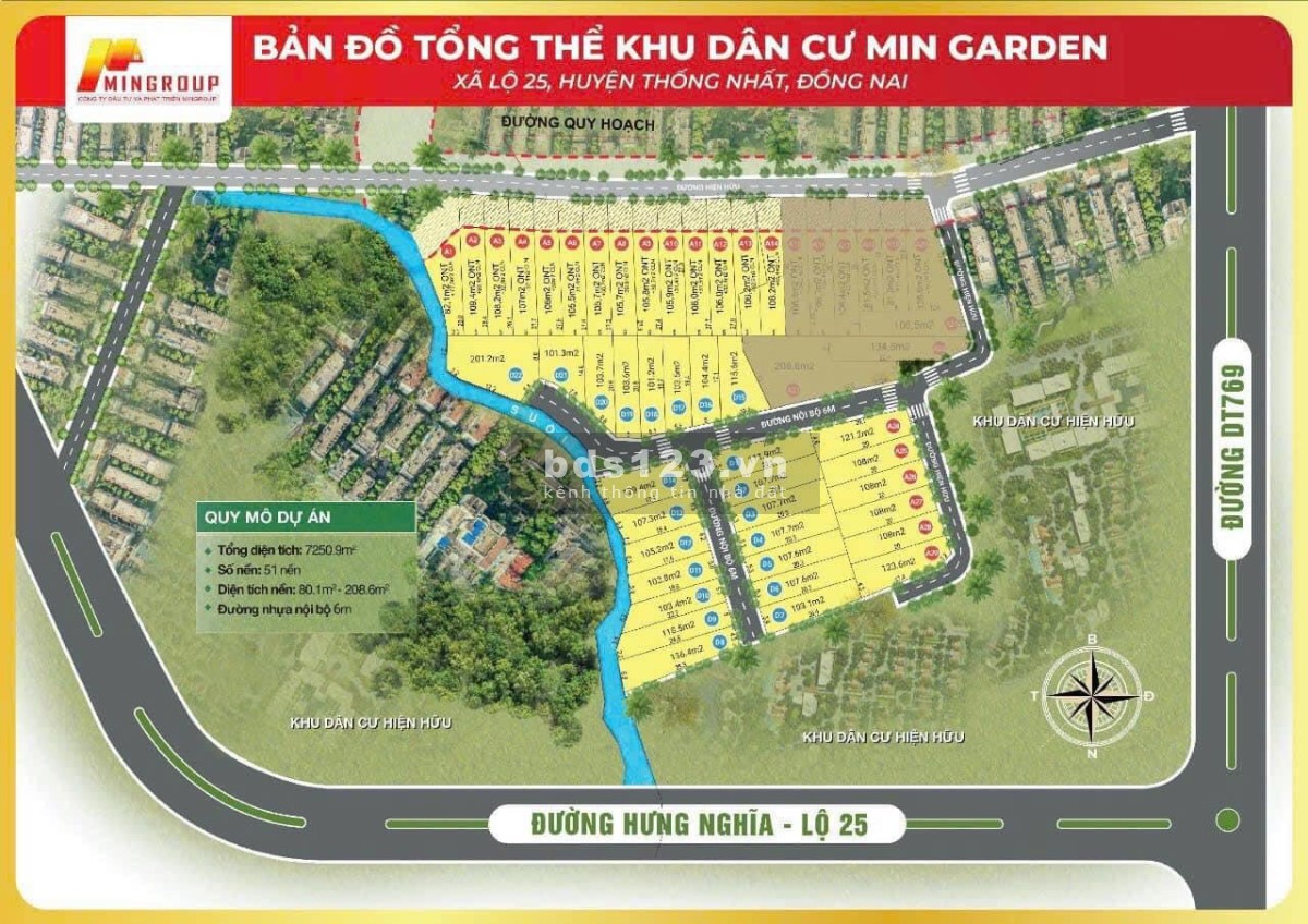 MinGroup giới thiệu sản phẩm ngay đường 769,đường huyết mạch của sân bay Long Thành