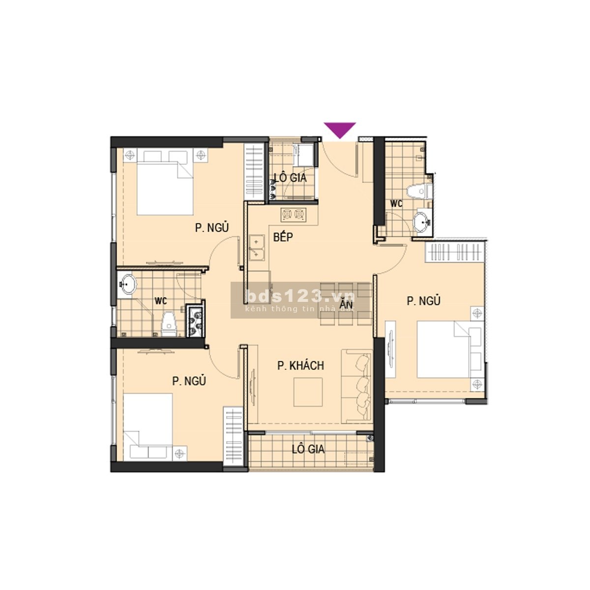 Căn 3 ngủ T8, 19, 27tòa GS1 89M2 Vinhomes Smart City view nội khu bể bơi, CK700 TRIỆU Nhận nhà ngay
