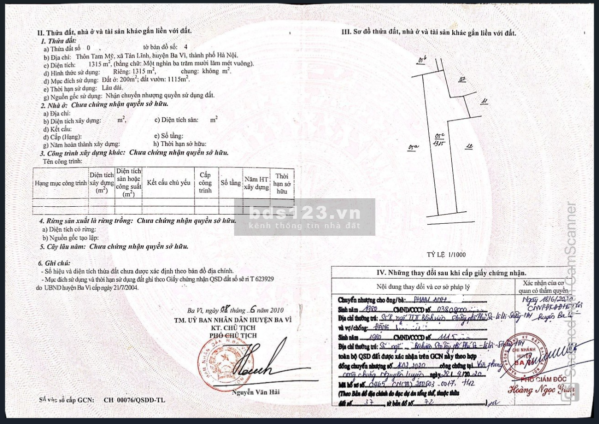 1315m2 Tản Lĩnh, Ba Vì, HN, 500m ra QL 87A, cuối đại lộ Thăng Long kéo dài, chính chủ bán giá gốc