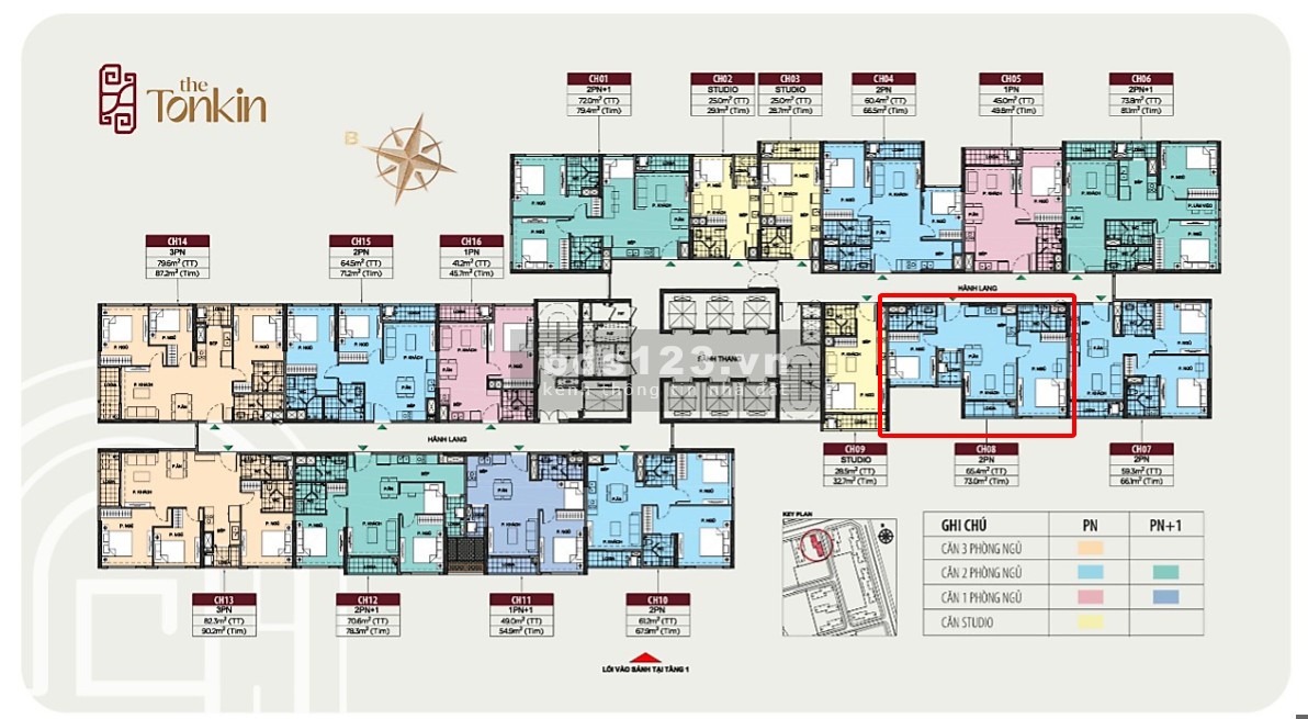 Bán căn hộ 2PN 73m tòa cao cấp TK2 Vinhomes Smart City giá 3.6 tỷ
