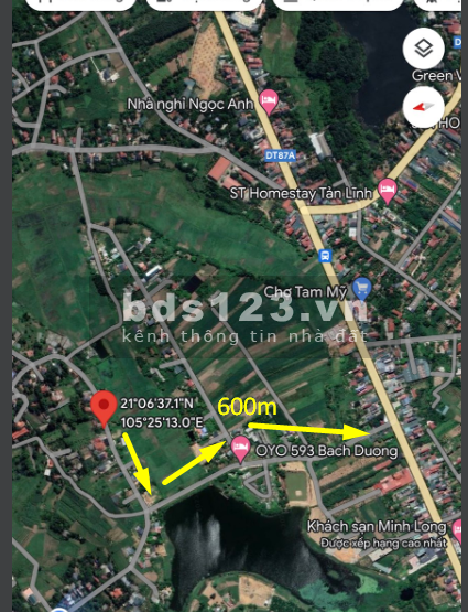 1315m2 Tản Lĩnh, Ba Vì, HN, 500m ra QL 87A, cuối đại lộ Thăng Long kéo dài, chính chủ bán giá gốc
