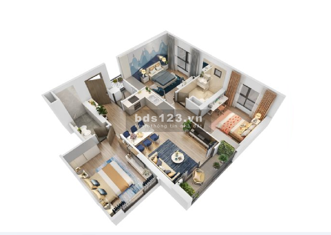 Căn 3 ngủ T8, 19, 27tòa GS1 89M2 Vinhomes Smart City view nội khu bể bơi, CK700 TRIỆU Nhận nhà ngay