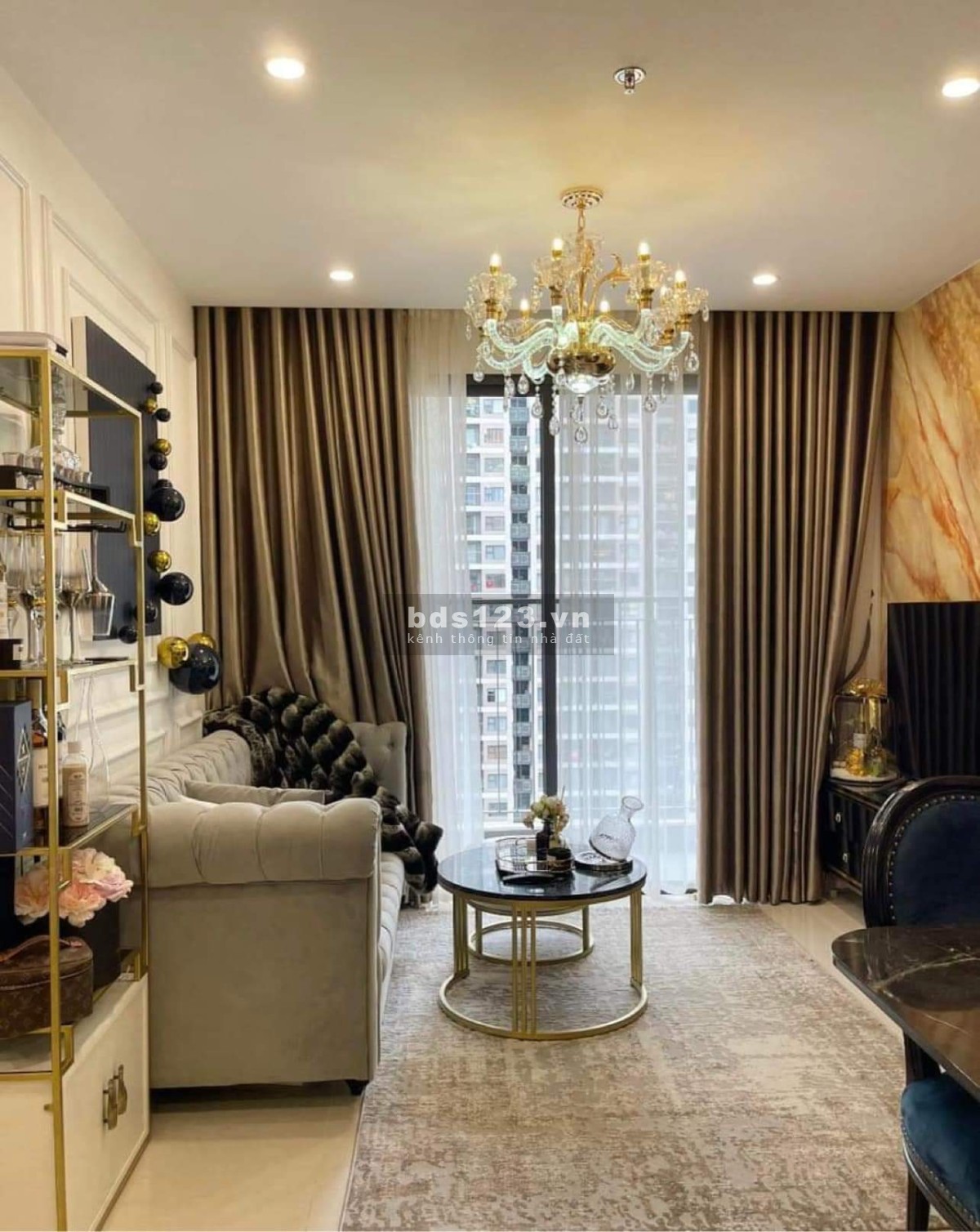 Chính chủ cho thuê căn hộ 2PN+1WC đầy đủ nội thất Luxury siêu đẹp tại Vinhomes Ocean Park