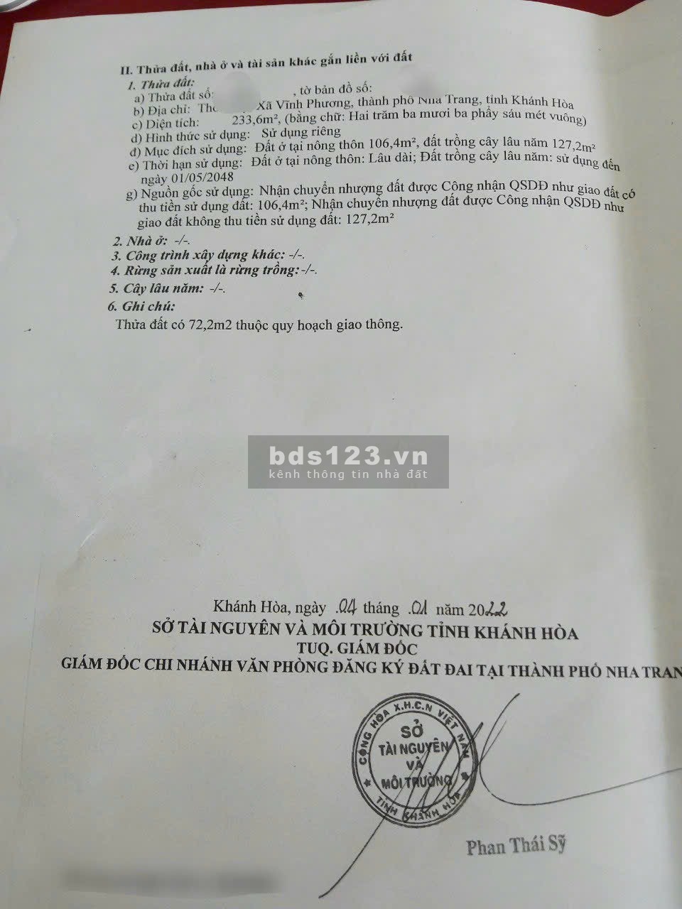 Căn nhà mới tại Nha Tang giá chỉ 8tr/m2