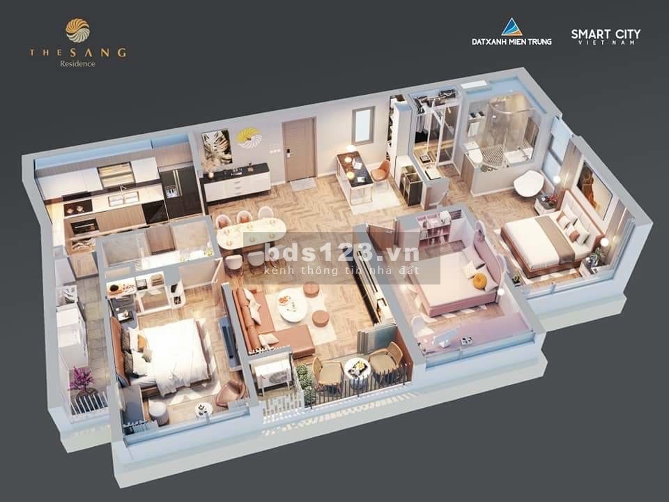 Bán căn hộ chung cư view biển tại dự án The Sang Residence