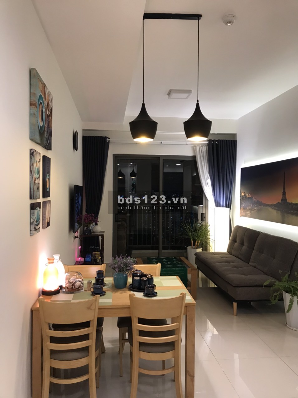 Bán căn hộ 2PN+1 The Sun Avenue nhà đầy đủ nội thất
