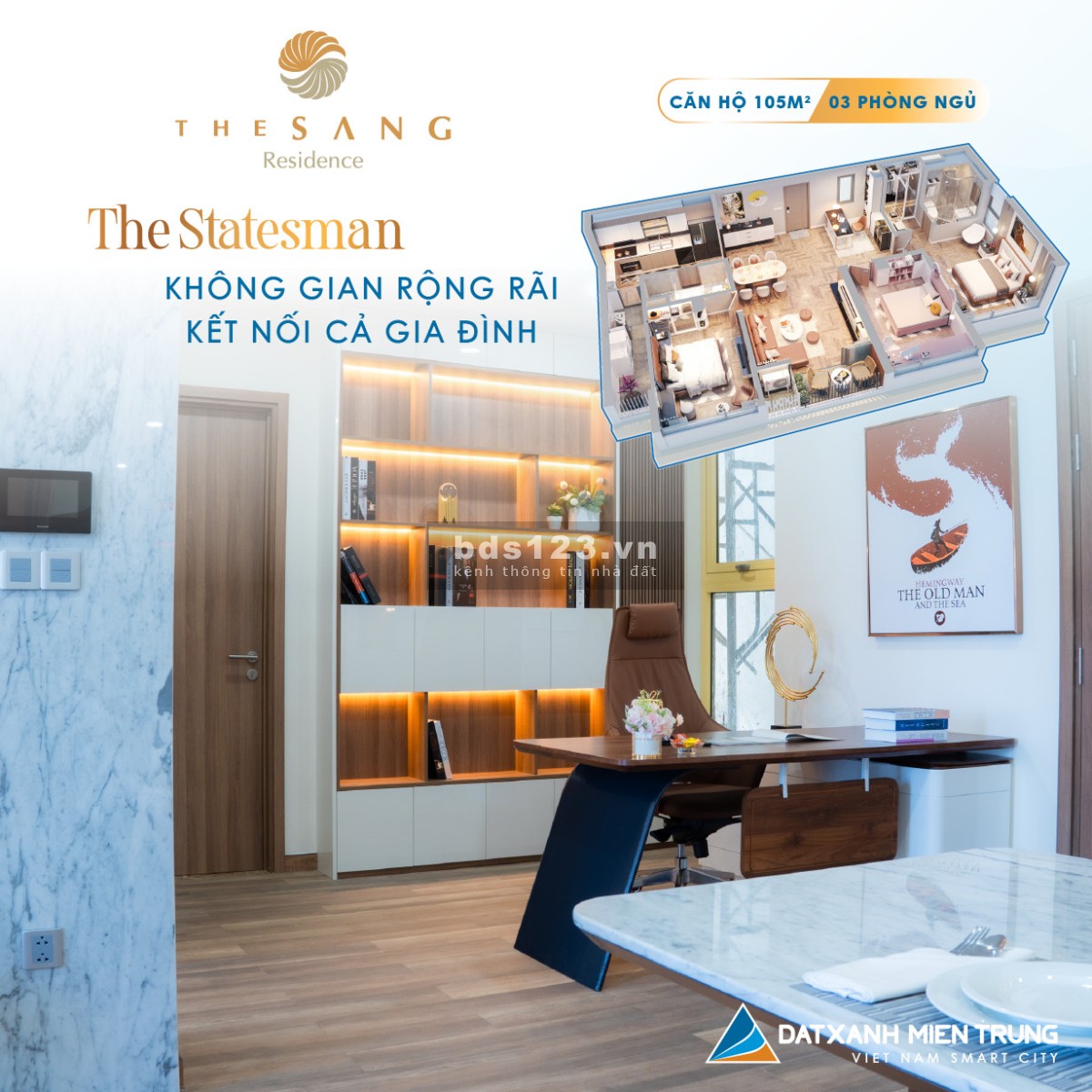 Chỉ hơn 3 tỷ định cư nhập hộ khẩu Đà Nẵng với căn hộ cao cấp trực diện Biển Mỹ Khê. Sổ hồng lâu dài