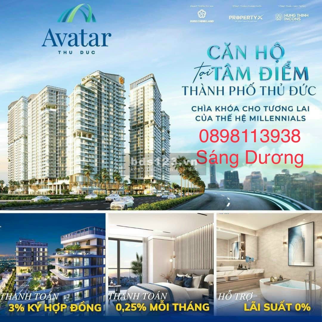 Bảng giá mới nhất Avatar Thủ Đức cập nhật PKD 0898113938