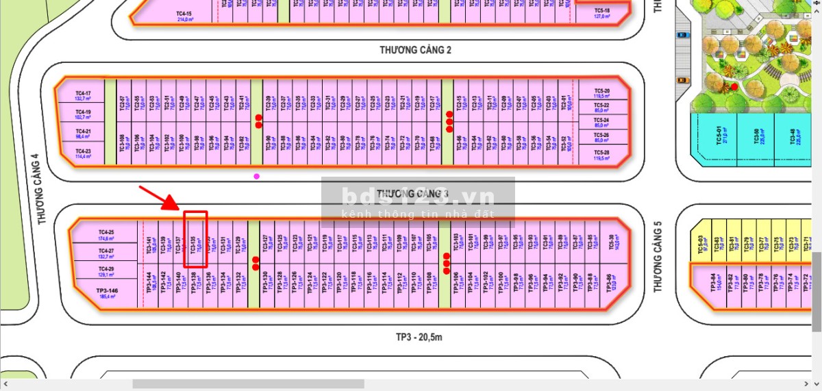 Bán liền kề 75m giá rẻ nhất dãy phố đi bộ Thương Cảng 3, kd sầm uất Vinhomes Móng Cái giá 5,9 tỷ