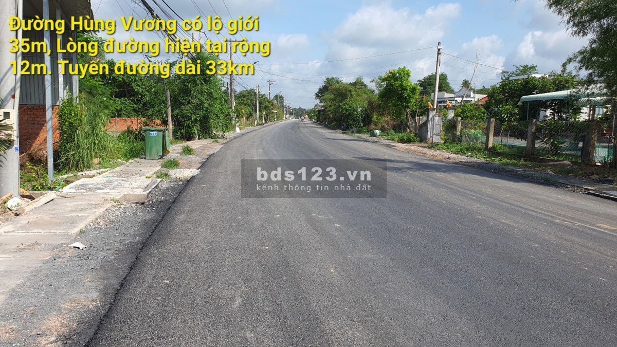 Cần bán gấp đất thổ cư mặt tiền đường Hùng Vương, Nhơn Trạch