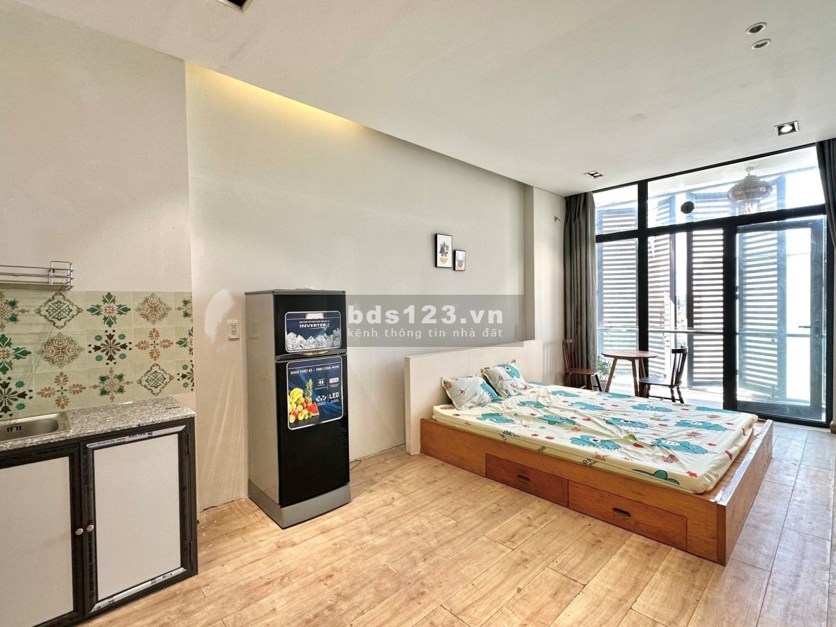 Studio Bancon Full Nội Đường Âu Dương Lân Phường 3 Quận 8