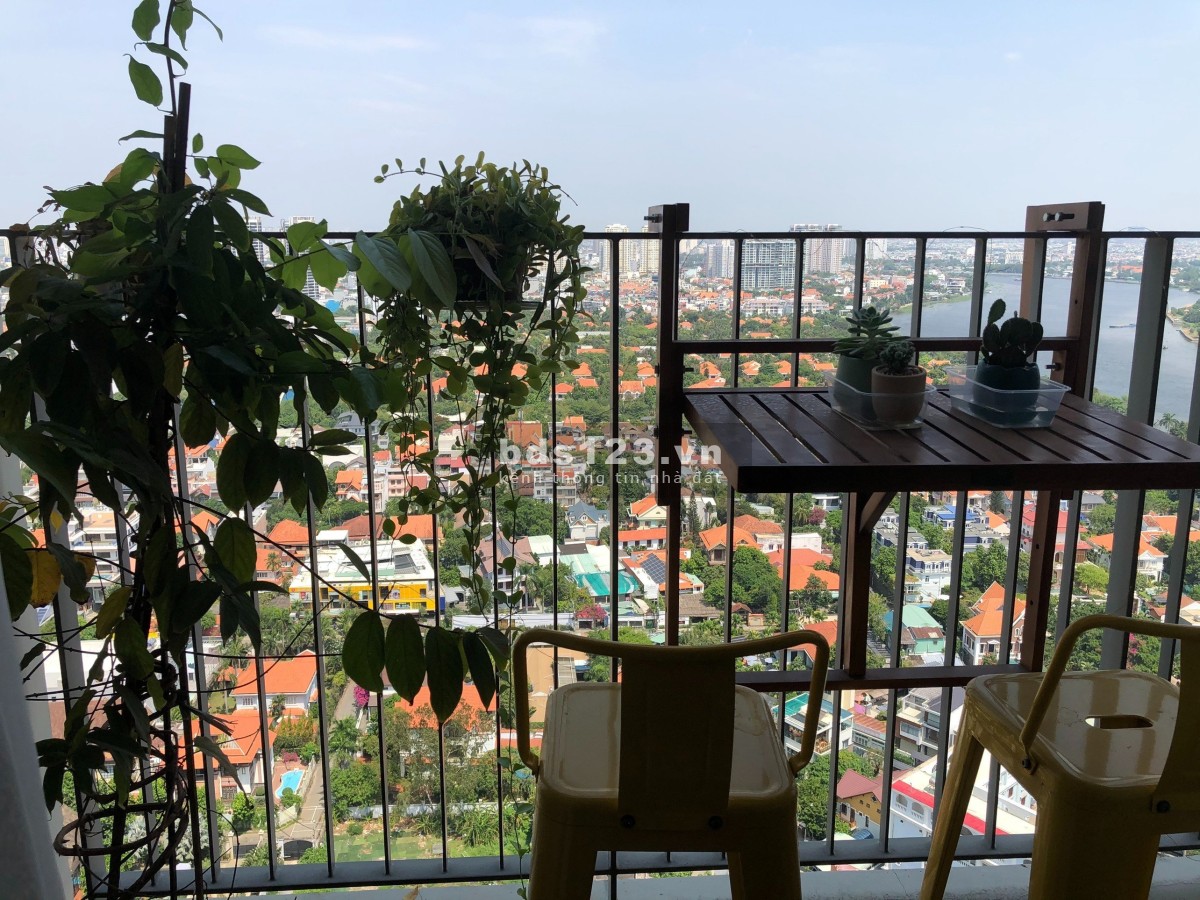 Đầy đủ tiện nghi! Bán căn hộ Masteri Thảo Điền 73m2, 2 phòng ngủ, full NT, giá 5.65 tỷ, view sông