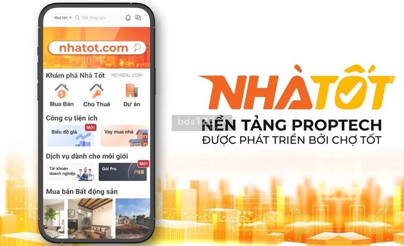 Website đăng tin bất động sản Nhatot.com
