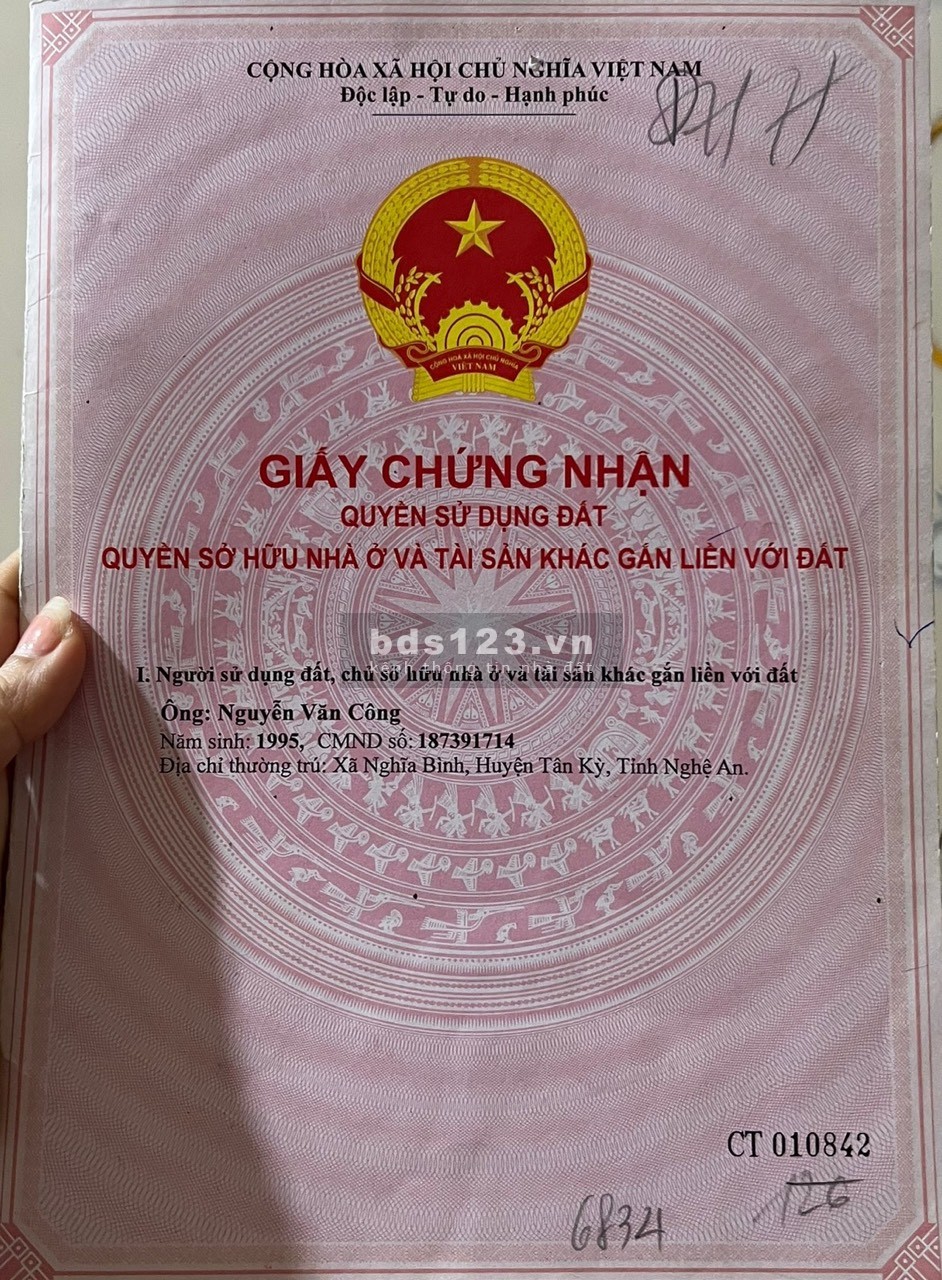 Bán đất thổ cư 125m2 ngay trung tâm thị trấn Đức Hòa Long An