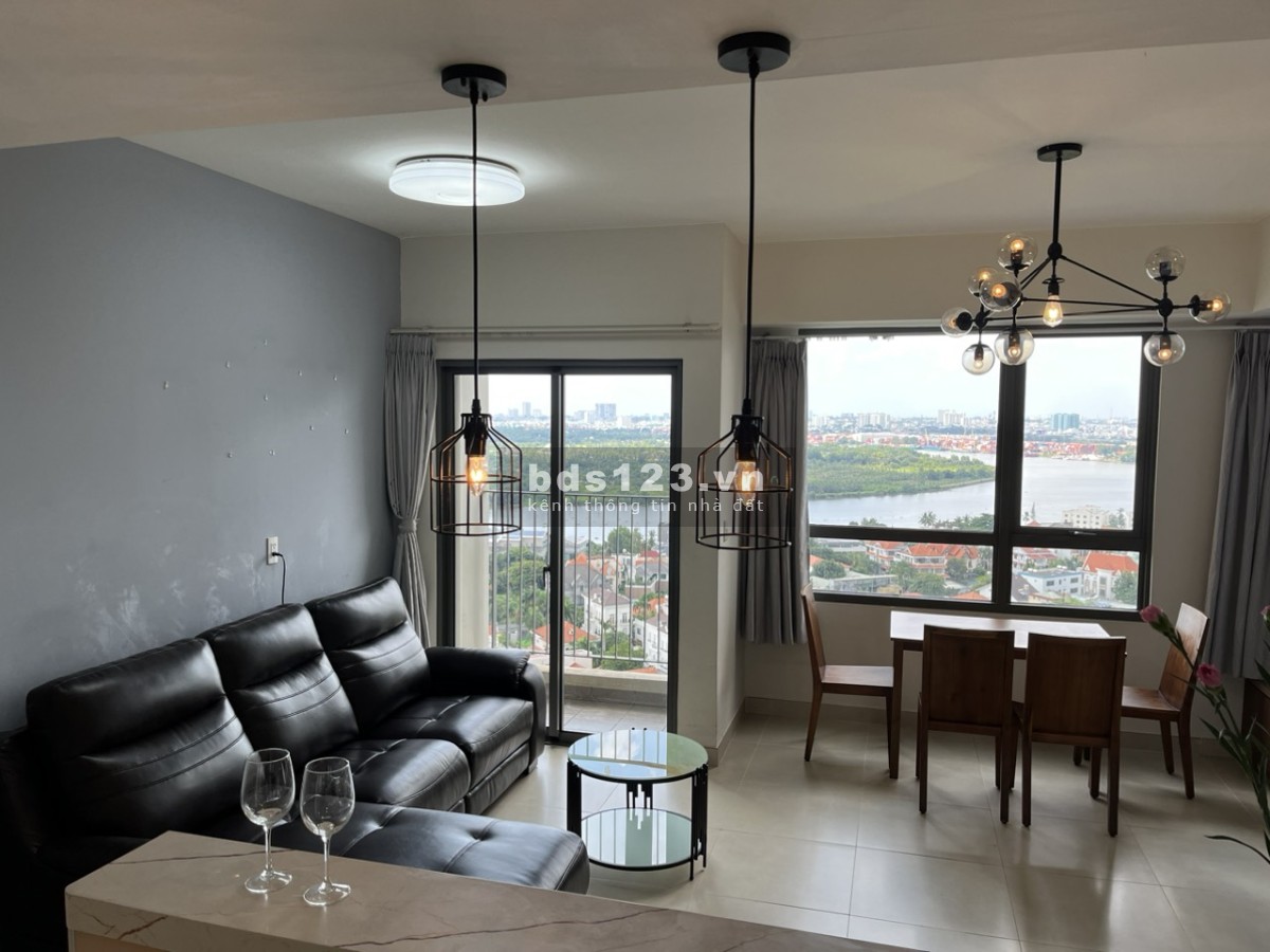 View sông cực đẹp! Cho thuê căn hộ Masteri Thảo Điền 71M2 2PN full NT 23 triệu nhà đẹp