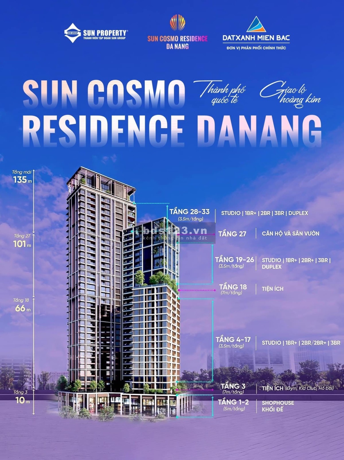 Cần bán căn hộ chung cư cao cấp Sun Cosmo Đà Nẵng