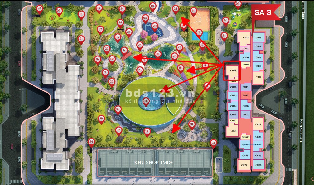 Bán gấp 3PN 89m giảm 20% giá ở ngay, view siêu đẹp tại Vinhomes Smart City giá 3,6 tỷ